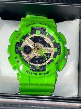 Activa Pixel X Invicta Digital Unisex Green Sports Watch 50mm Green ACW499-016
